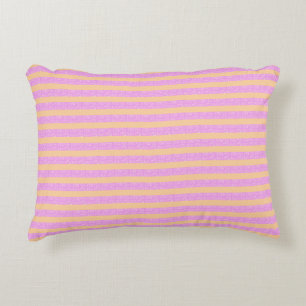 Pink Geometric  Decorative Cushion
