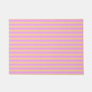 Pink Geometric Doormat