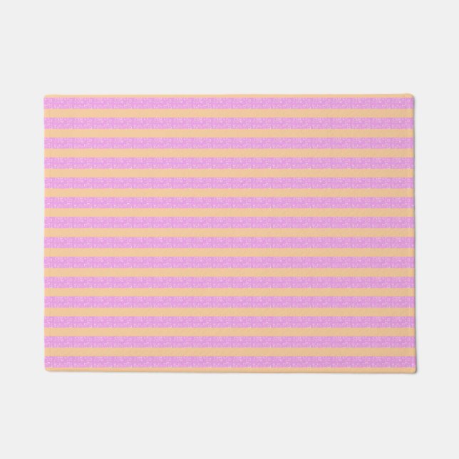 Pink Geometric  Doormat (Front)