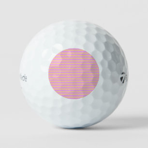 Pink Geometric  Golf Balls