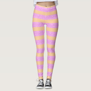 Pink Geometric Leggings