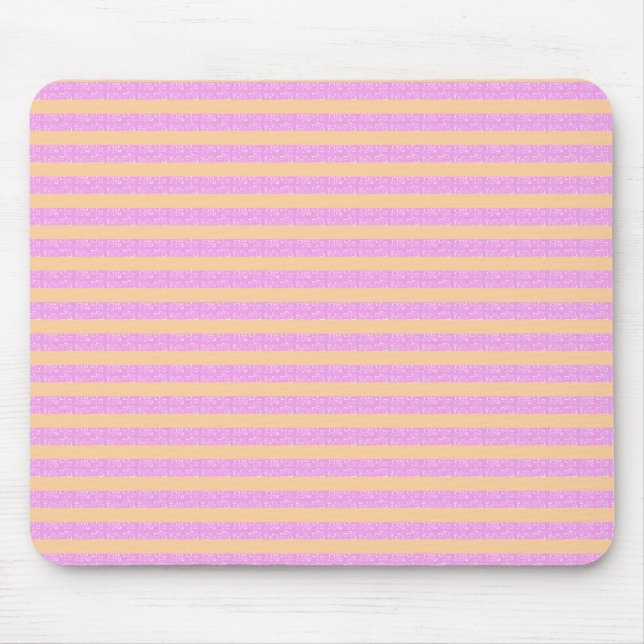 Pink Geometric  Mouse Mat (Front)