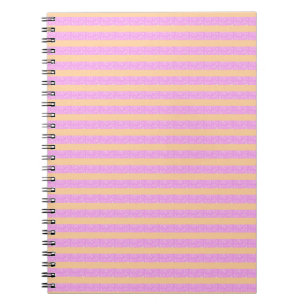 Pink Geometric Notebook