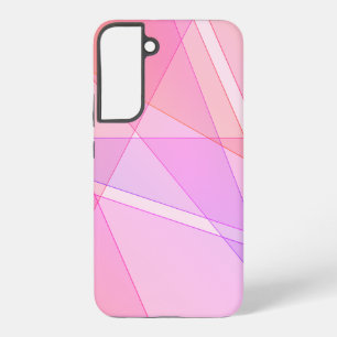 Pink Geometric  Samsung Galaxy Case