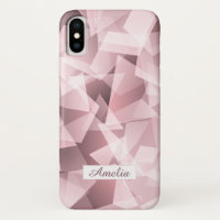Pink Geometric Seamless Pattern Name