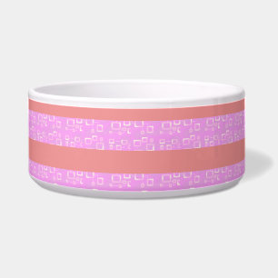 Pink Geometric Stripes
