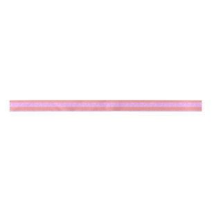 Pink Geometric Stripes Pink Stripe Ribbon Satin Ribbon