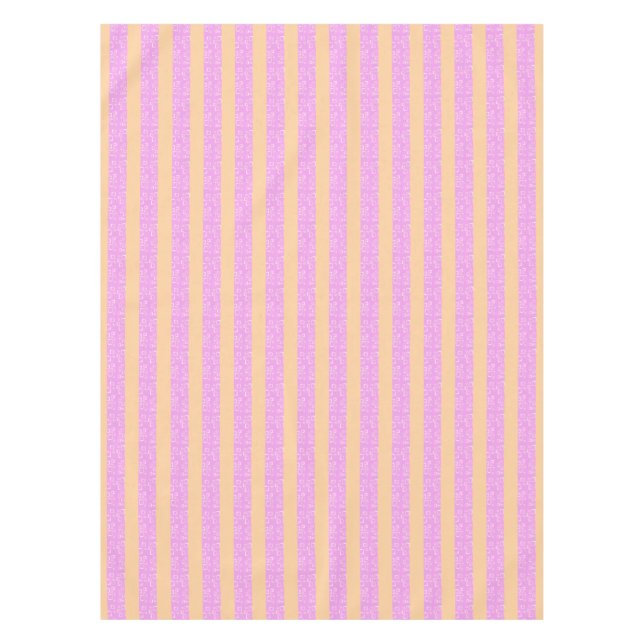 Pink Geometric  Tablecloth (Front)