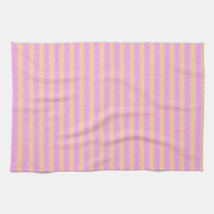 Pink Geometric Tea Towel