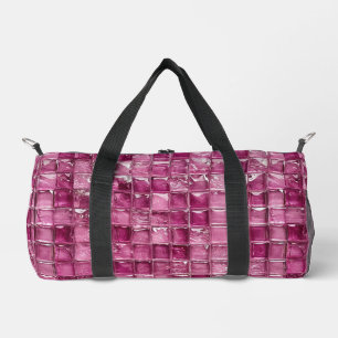 💗 Pink Geometric Travel Style For Everyday Trips  Duffle Bag