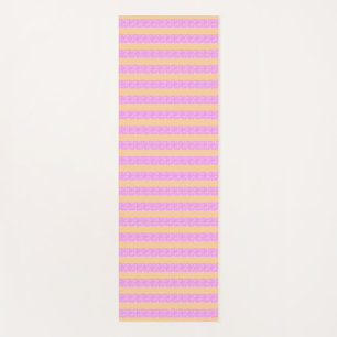 Pink Geometric Yoga Mat