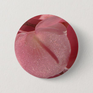 Pink geranium: almost solid Light pink 6 Cm Round Badge