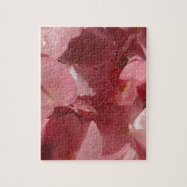 Pink geranium: almost solid Light pink Jigsaw Puzzle (Vertical)