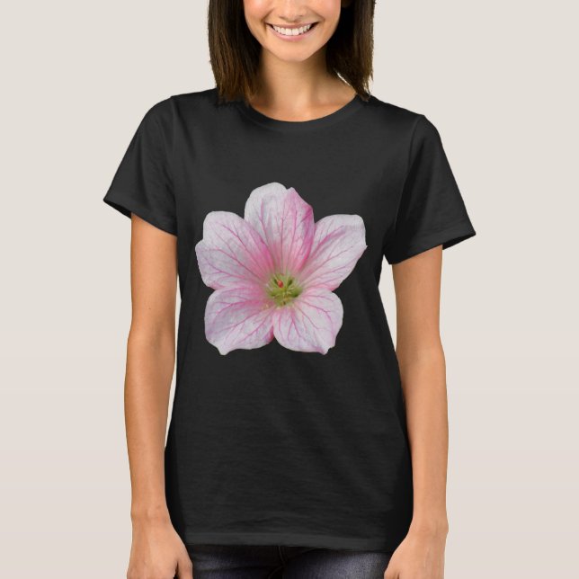 Pink Geranium T-Shirt (Front)