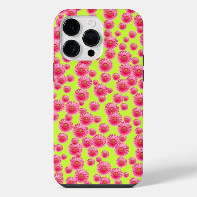 Pink Gerber Daisies iPhone Case (Back)