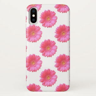 Pink gerbera daisy iPhone x case