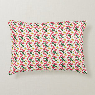 Pink Gerbera Daisy Floral Bouquet pattern Decorative Cushion