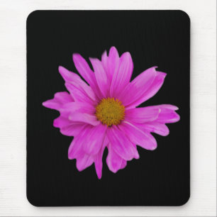 Pink Gerbera Daisy Flower Customisable Mouse Mat