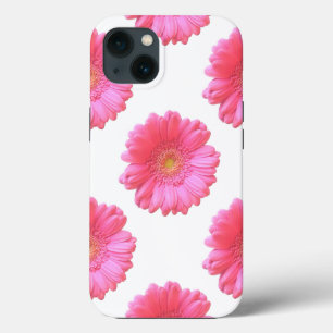 Pink gerbera daisy iPhone 13 case