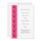 Pink Gerbera Daisy Rehearsal Dinner Invitation
