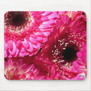 Pink Gerberas Mouse Mat