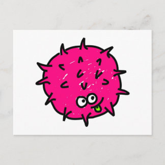 Pink Germ Postcard