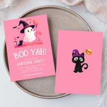 Pink Ghost Witch Kids Halloween Costume Party