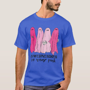 Pink Ghosts Halloween Girl Halloween Mean Ghouls 2 T-Shirt