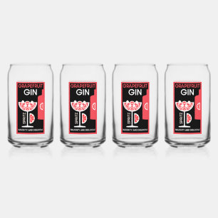 Pink Gin Can Glass