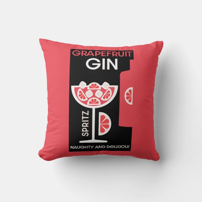 Pink Gin  Cushion (Front)
