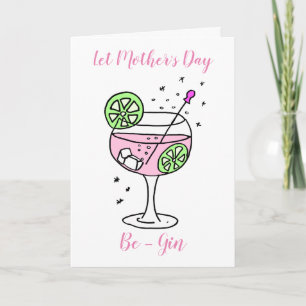 Pink Gin Happy Mother's Day Card