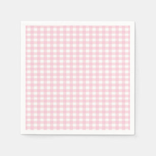 Pink Gingham 1 Napkin