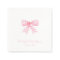 Pink Gingham Bow Ribbon Coquette Personalised