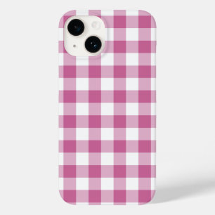 Pink Gingham Case-Mate iPhone 14 Case