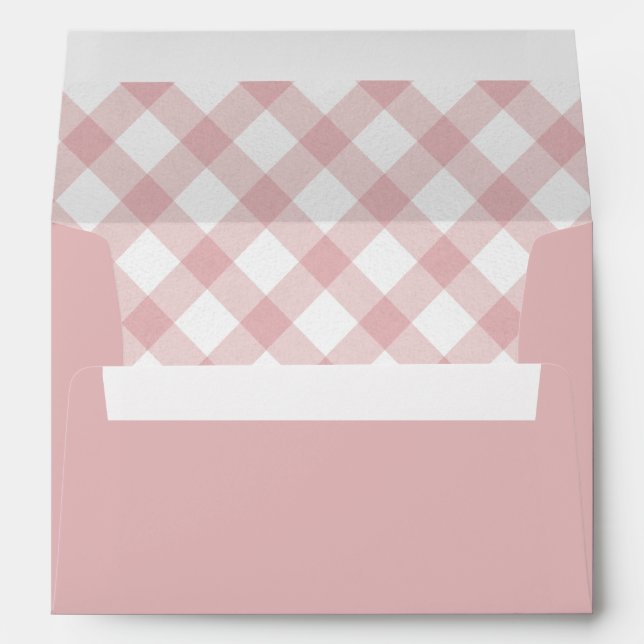 Pink Gingham Envelopes (Back (Bottom))