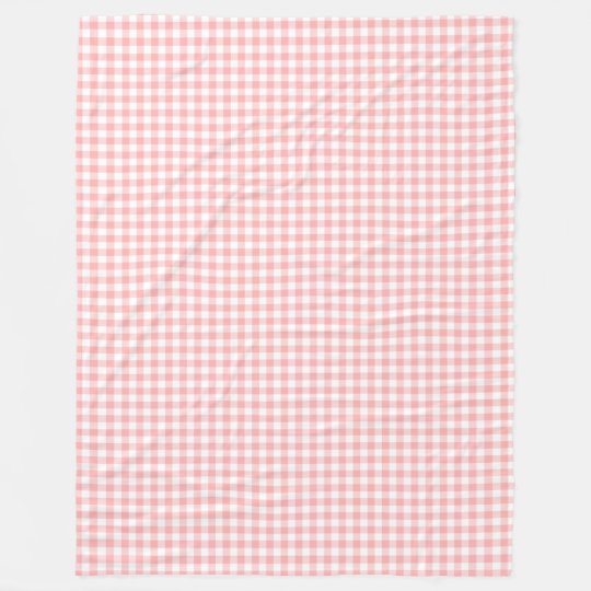 pink gingham blanket