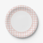 Pink Gingham Girl Baby Shower