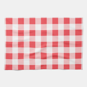 Pink Gingham Kitchen Towel