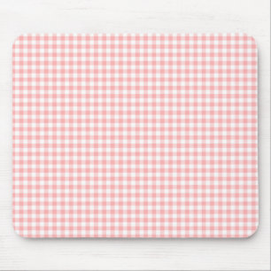 Pink Gingham Mouse Mat