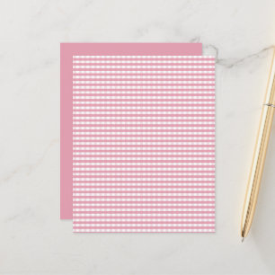 Pink Gingham Pattern