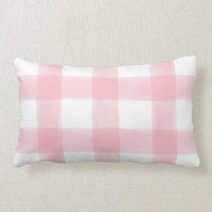 Pink Gingham Pillow