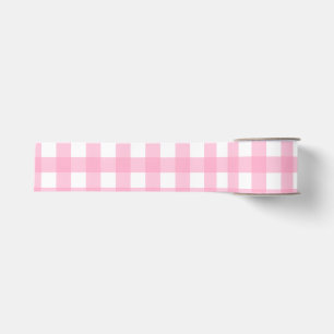 Pink Gingham & Polka Dot Wrapping Paper Set Grosgrain Ribbon