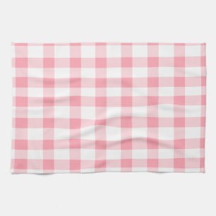 Pink Gingham Tea Towel