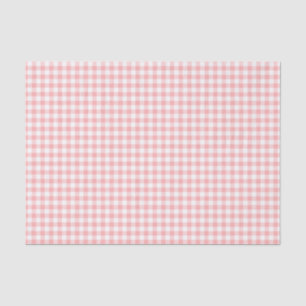 Pink Gingham Tissue Paper