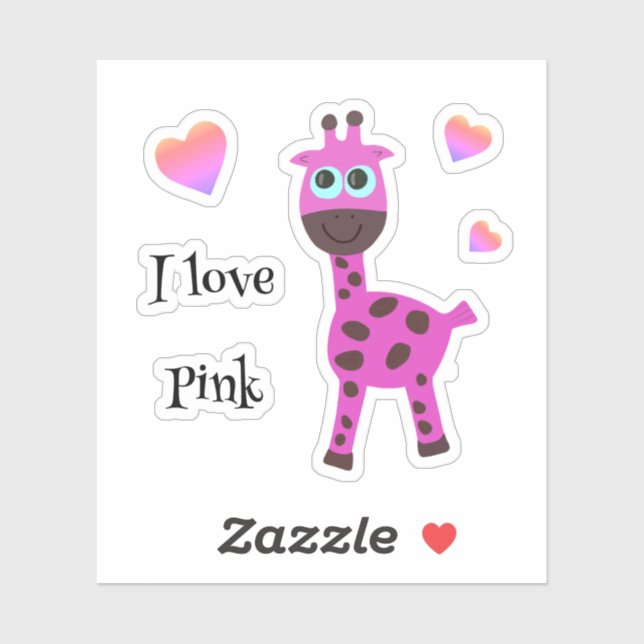 Pink giraffe (Sheet)