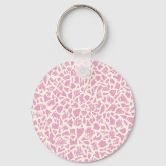 Pink Giraffe Key Ring
