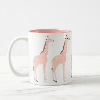 Pink Giraffes Mug