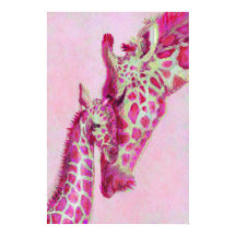 pink giraffes