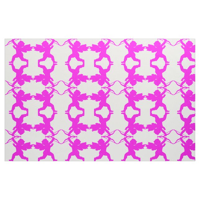 Pink Girl Angel Fabric (Fat Quarter)