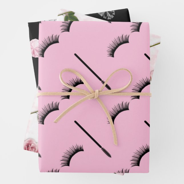  Pink Girl Boss   Wrapping Paper Sheet (In situ)